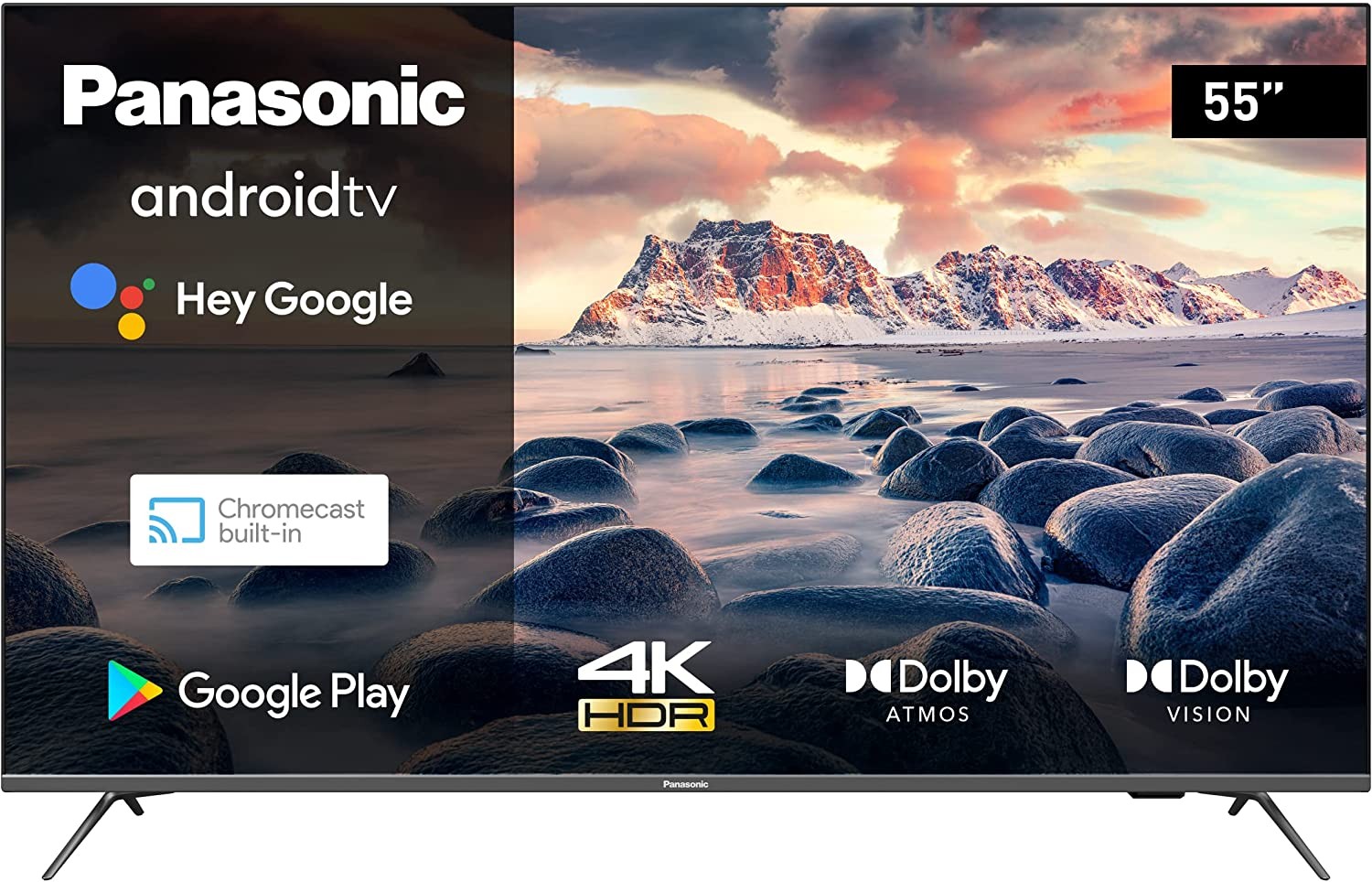 TV LED Panasonic TX-55JXW704 Android TV 139 cm (55 inch, TV 4K UHD, TV thông minh) Đen