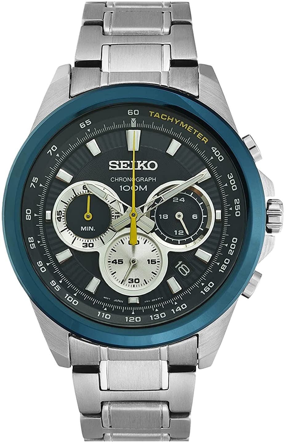 Đồng hồ Seiko Mens Dress Analog mặt trắng SSB251P1