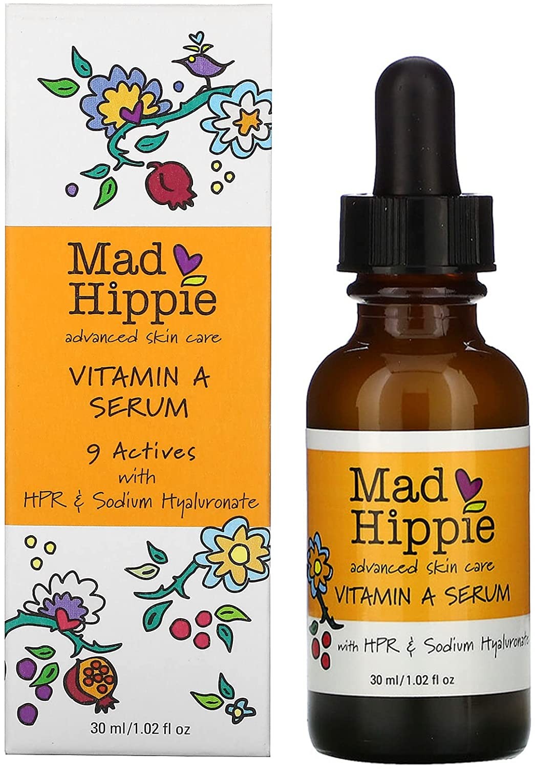 Mad Hippie - Huyết thanh vitamin A - 30ml.