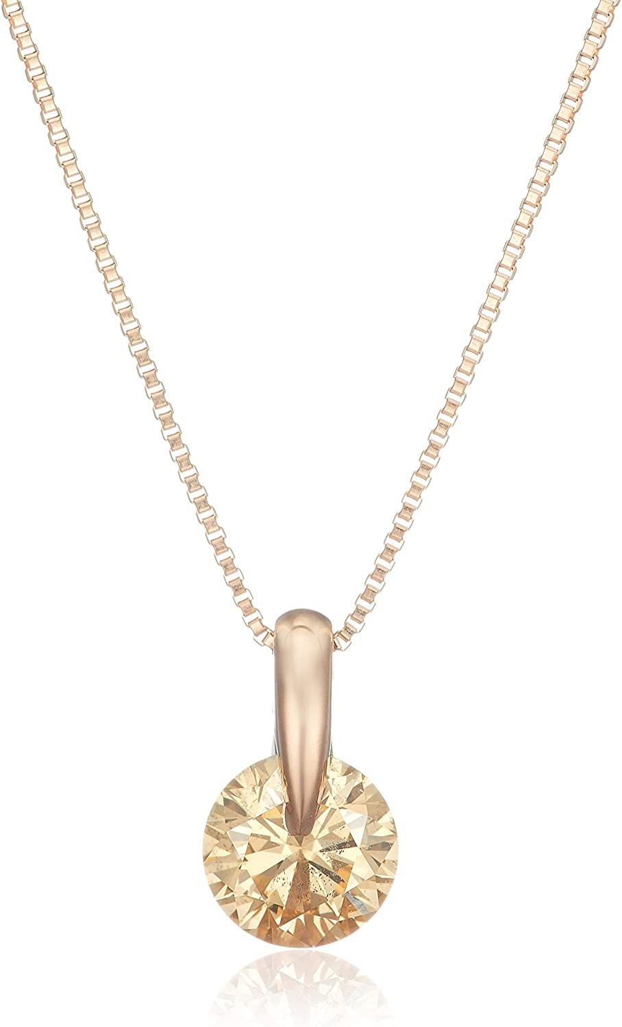 [D-COLLECTION] D-COLLECTION Vòng cổ kim cương vàng hồng 18K 0,7ct 45cm [Có nhận dạng] Dây chuyền Venice DAPN-831PG
