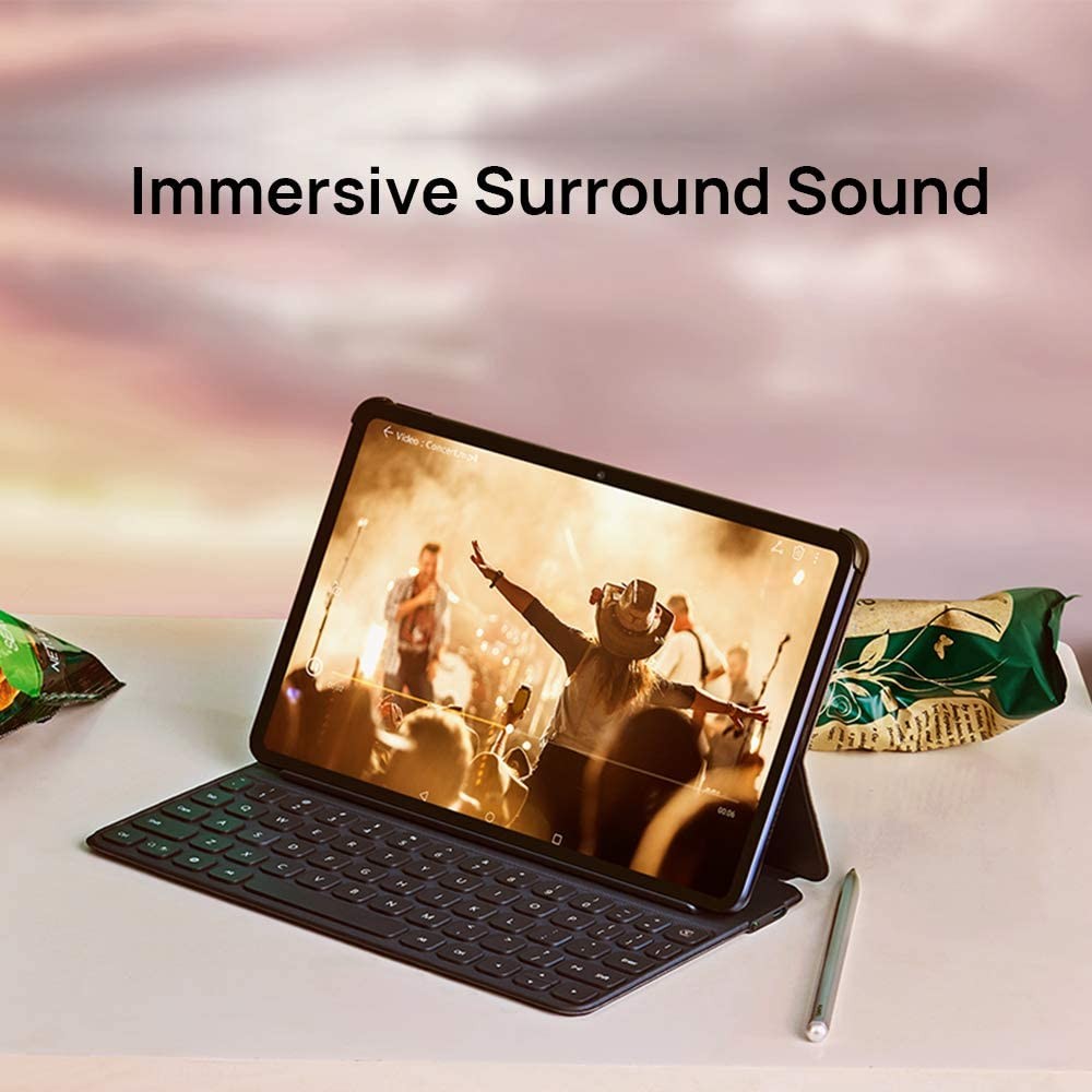 HUAWEI MatePad Refresh - Máy tính bảng FullView 2K 10,4 inch - Kirin 810, RAM 4 GB, ROM 64 GB, 7250 mAh, Loa bốn, EMUI 10.1 (Dựa trên Android 10.0), Wi-Fi, Màu xám