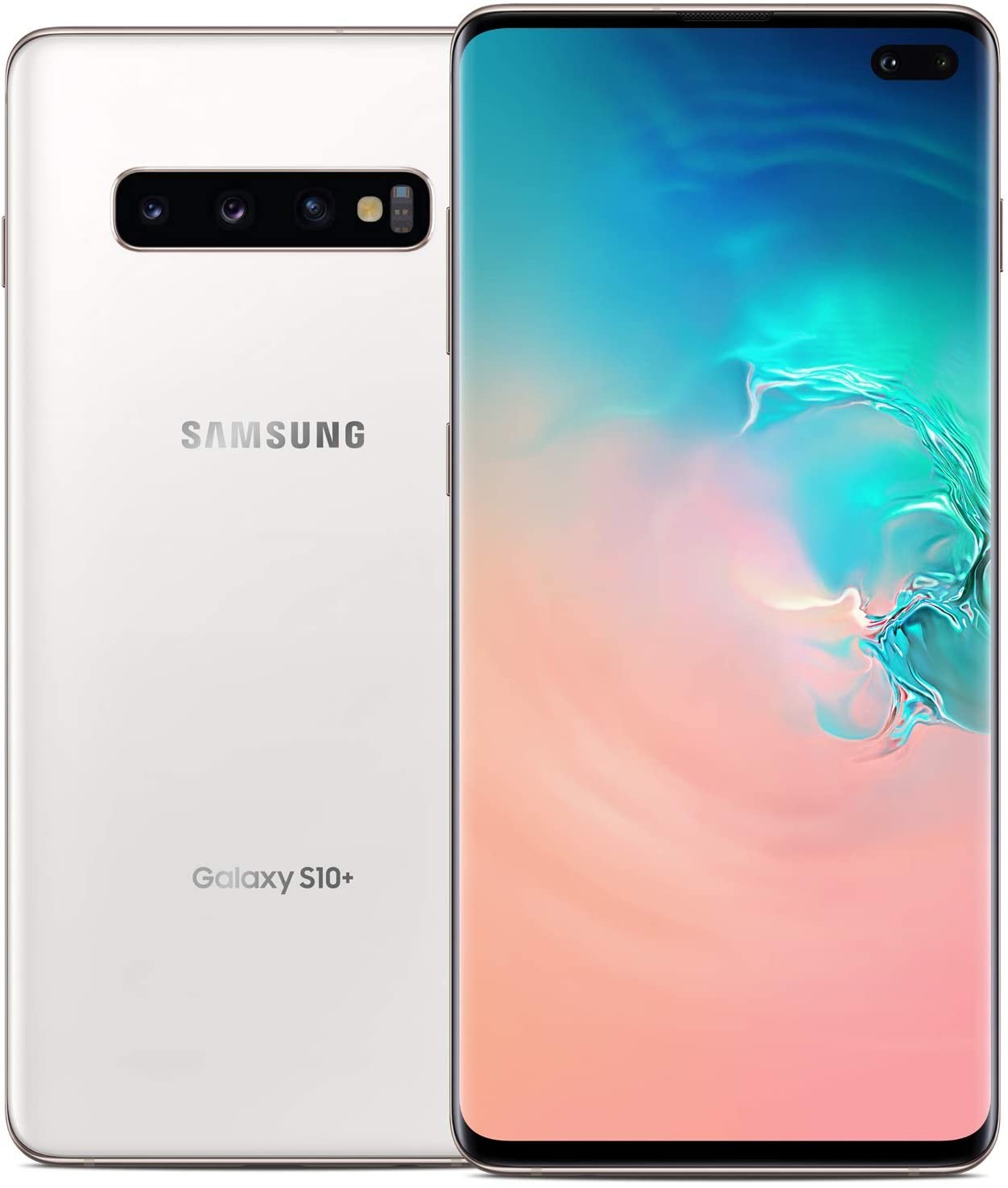 Điện thoại di động Android Samsung Galaxy S10+ Đã mở khóa tại nhà máy | Phiên bản Hoa Kỳ | Bộ nhớ 1TB | ID vân tay và Nhận dạng khuôn mặt | Pin bền lâu | Trắng gốm
