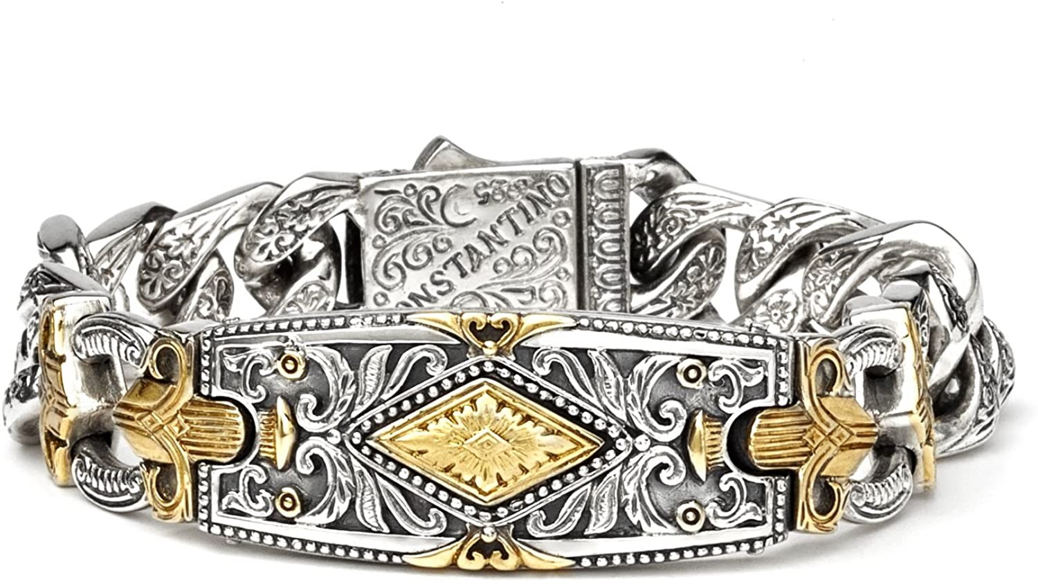 Vòng tay bạc và đồng Konstantino dành cho nam