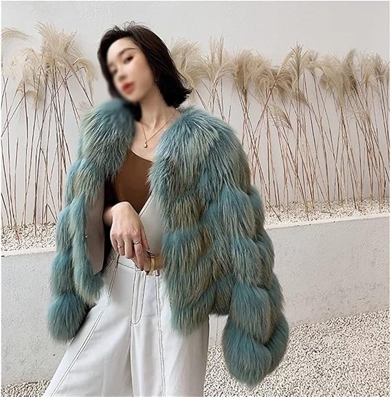 Áo khoác nữ Áo khoác ngoài Áo khoác thời trang mùa đông ấm áp tự nhiên chính hãng