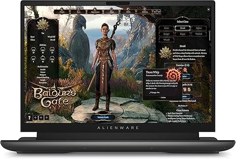 Máy tính xách tay chơi game Dell Alienware m16 (2023) | 16" QHD+ | SSD Core i9-2TB - RAM 32 GB - RTX 4090 | 24 lõi @ 5,4 GHz - CPU thế hệ thứ 13 - 24GB GDDR6X Win 11 Pro (Đã gia hạn)
