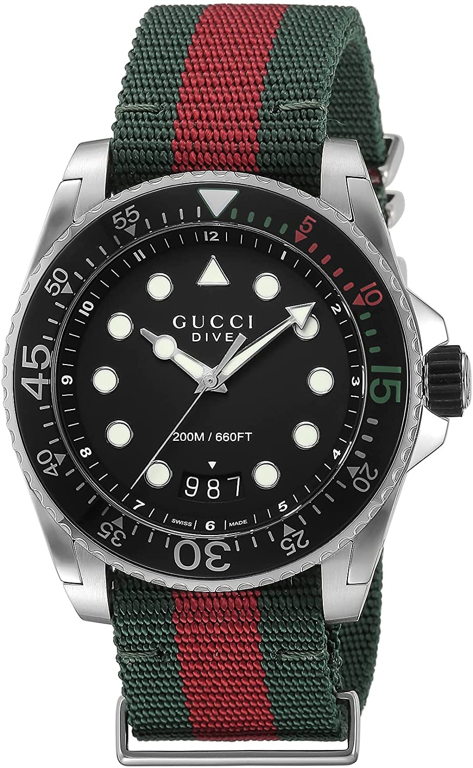 [Gucci] Đồng hồ DIVE YA136209A Nam Nhiều màu
