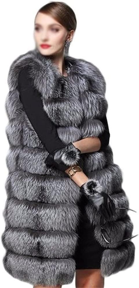 Áo vest dài 90cm Áo ghi lê cao cấp Áo khoác mùa đông cho nữ tự nhiên