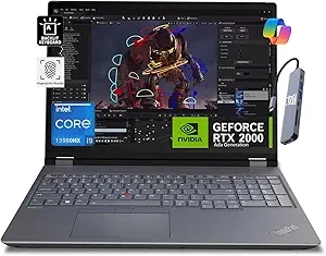 Máy trạm di động Lenovo ThinkPad P16 Gen 2 (16" FHD+, Intel 24-Core i9-13980HX, RAM 128GB DDR5, SSD 4TB, NVIDIA RTX 2000 Ada 8GB) Máy tính xách tay dành cho Kỹ sư, Nhà thiết kế, Kiến trúc sư, IST HUB, Win 11 Pro