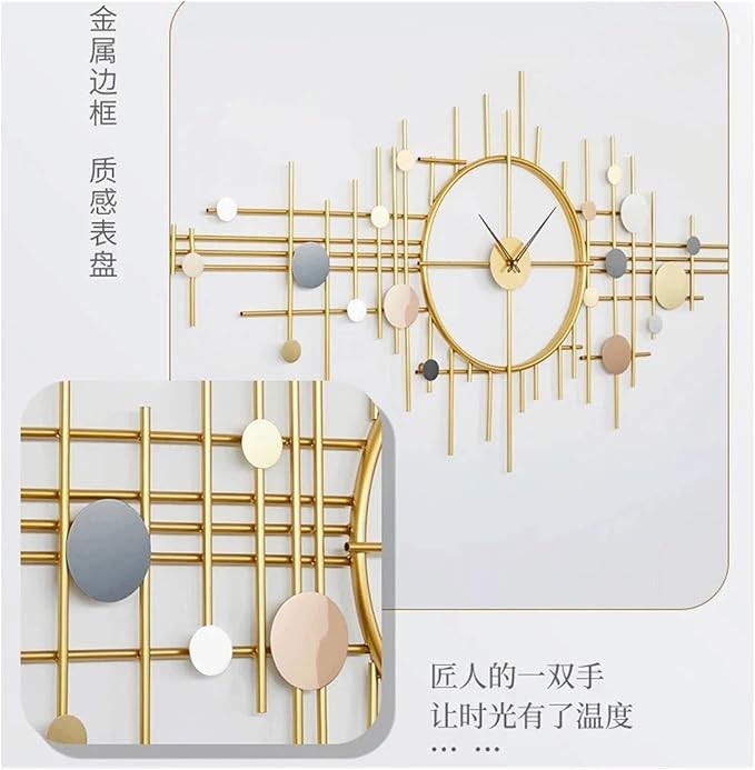 Đồng hồ treo tường lớn Decokitchen Đồng hồ treo tường Trang trí phòng Nhà/D/65 * 145Cm