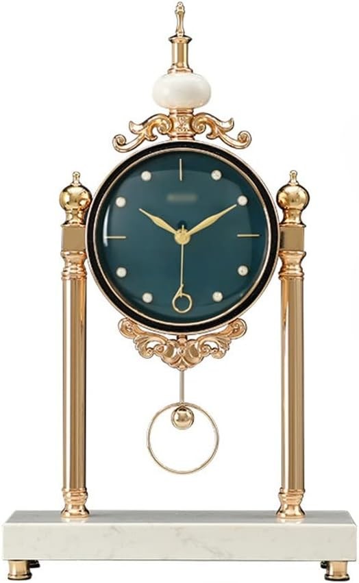 Đồng hồ FMURY Châu Âu cổ điển, Phòng khách, Đồng hồ để bàn gia đình, Đồ trang trí, Đồng hồ phòng ngủ, Đồng hồ để bàn