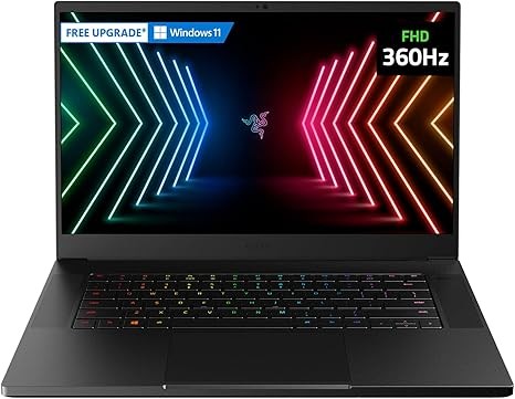 Máy tính xách tay chơi game Razer Blade 15: CPU Intel 8 nhân i7 thế hệ thứ 11 NVIDIA GeForce RTX 3070-11 - 15,6” FHD 360Hz -16GB RAM - SSD 1TB - Nhôm CNC - Chroma RGB - Âm thanh không gian THX - Thunderbolt 3